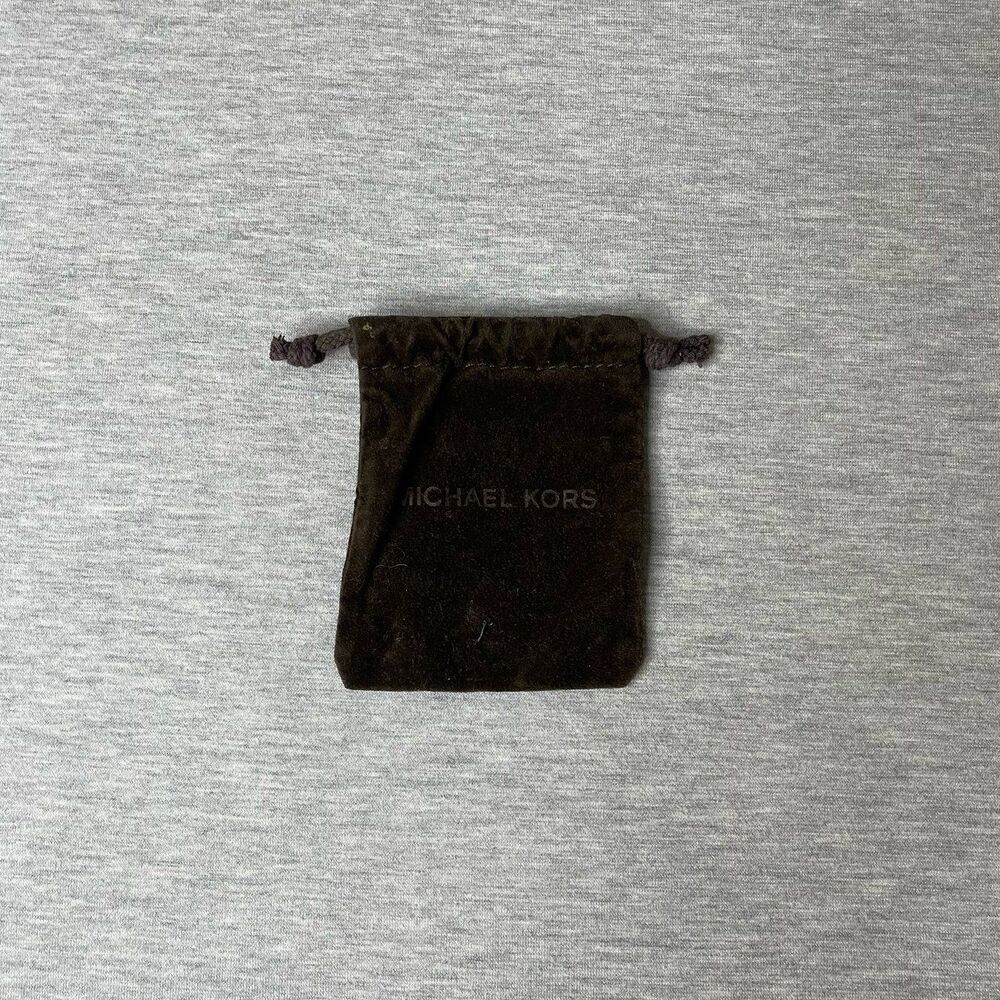Michael Kors Velour Brown Gift Dust Bag 4” x 3” in.